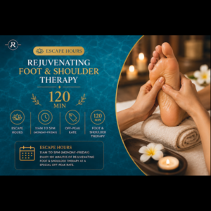 RM 128 Escape Hours Rejuvenating Foot and Shoulder Therapy 120 min